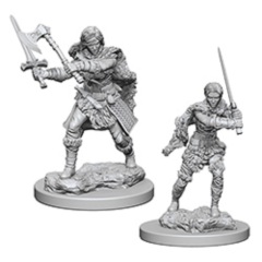 D&D Nolzur's Marvelous Unpainted Minis: Human Female Barbarians (pack of 2)